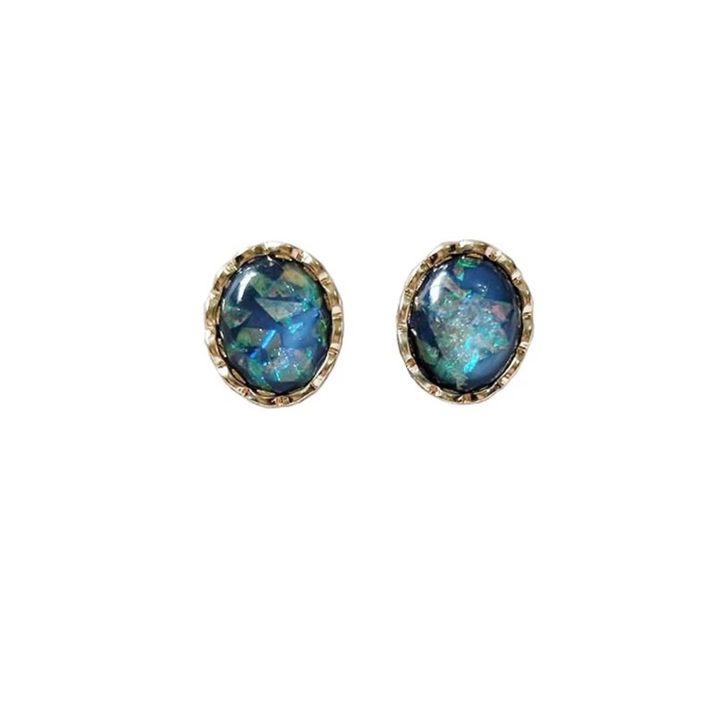 Handmade stone earrings